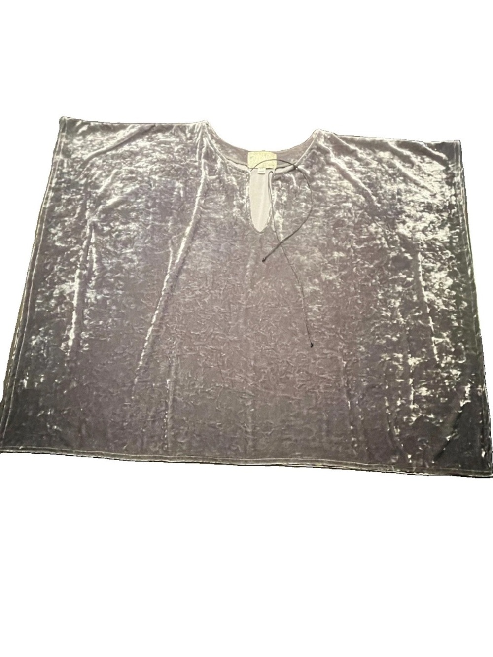 Silverado Velvet Pancho Style Top with side slits, M